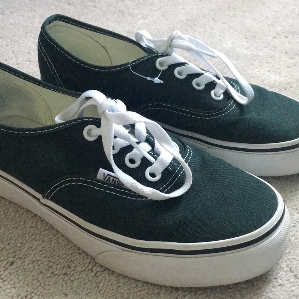 Brand New Dark Green Vans